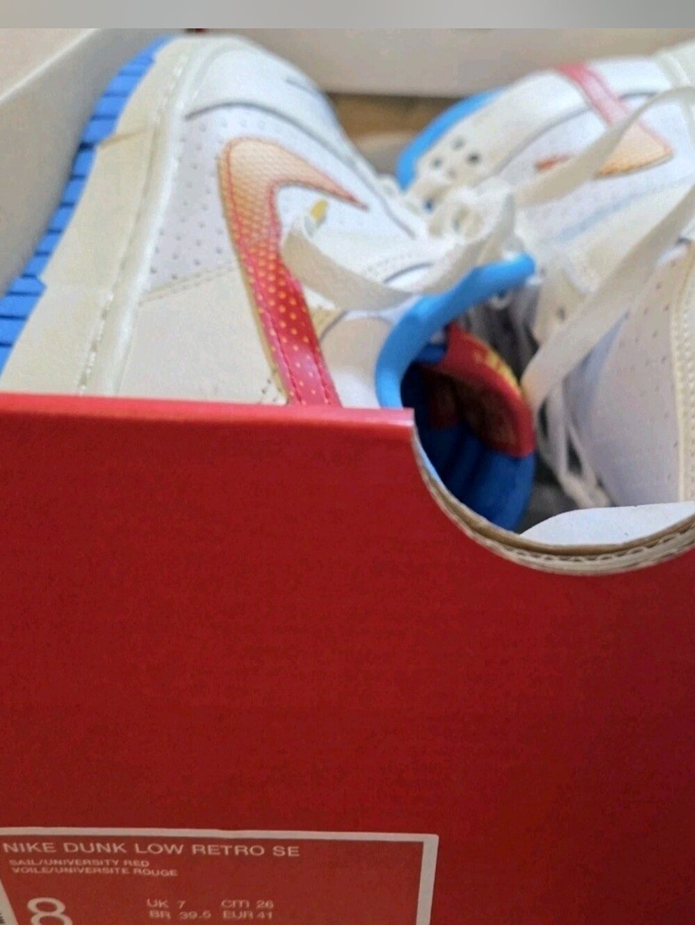 Nike Dunk Low ‘Pop Art’ ‘Harlem Globetrotters' US Men's Size 8 / Wmns Sz 10 - Picture 6 of 10